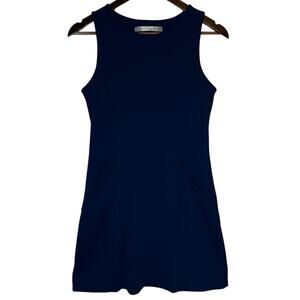 Susana Monaco Fit and Flare Navy Mini Dress size Medium